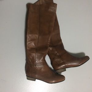 Knee High Leather Riding Boots